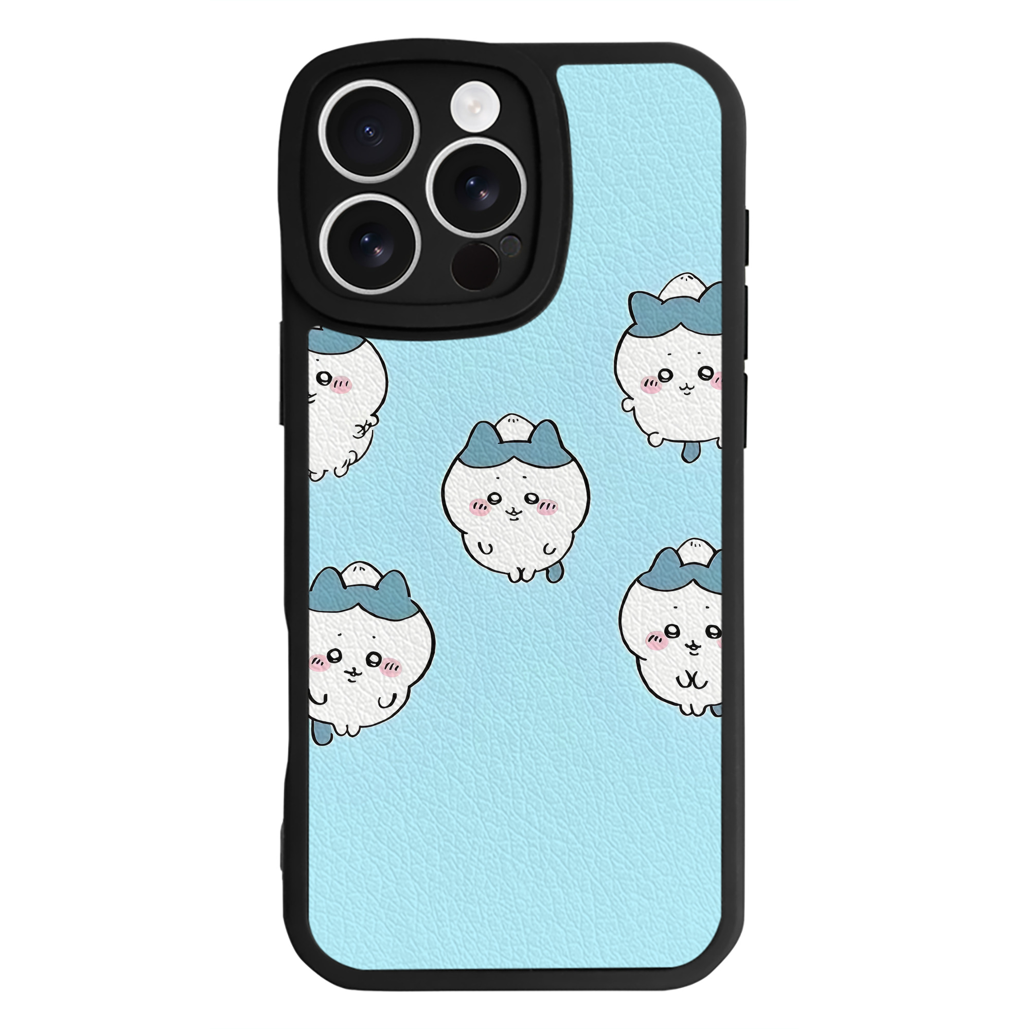 （画像用） ちいかわ Chii-kawa 【iPhone 16シリーズ対応】シリコンスマホケース（レザー調） 材質：シリコン